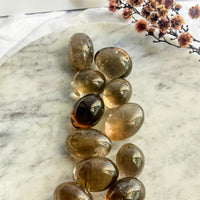 smoky quartz tumble