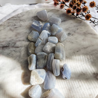 blue lace agate tumble