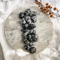 obsidian snowflake tumble