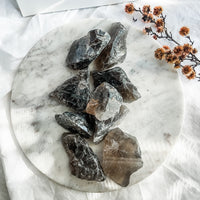 smoky quartz rough