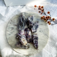 amethyst chevron rough