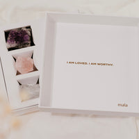 love crystal gift set