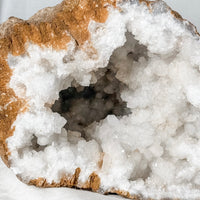 clear quartz geode HALF - 6A (matches with 6B)
