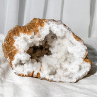 clear quartz geode HALF - 6A (matches with 6B)