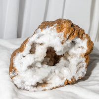 clear quartz geode HALF - 6B (matches with 6A)