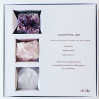 love crystal gift set