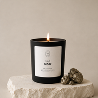 Crystal infused No.1 Dad candle