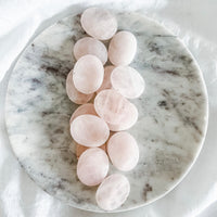 rose quartz worry stone