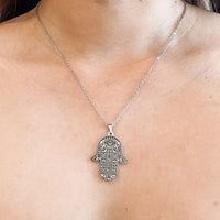 hamsa hand necklace