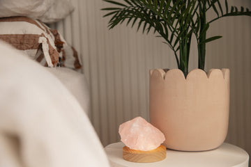 rose quartz lamp