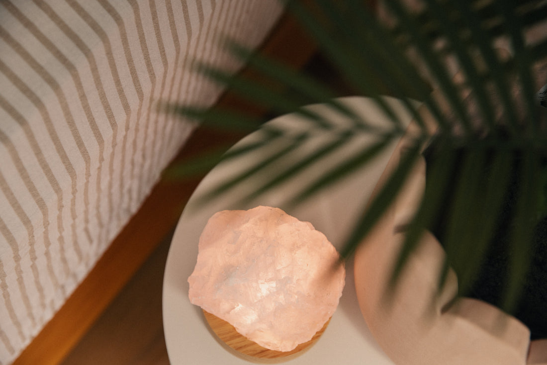 rose quartz lamp