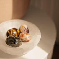 selenite round bowl