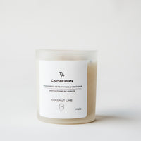 zodiac series - crystal infused candle - capricorn