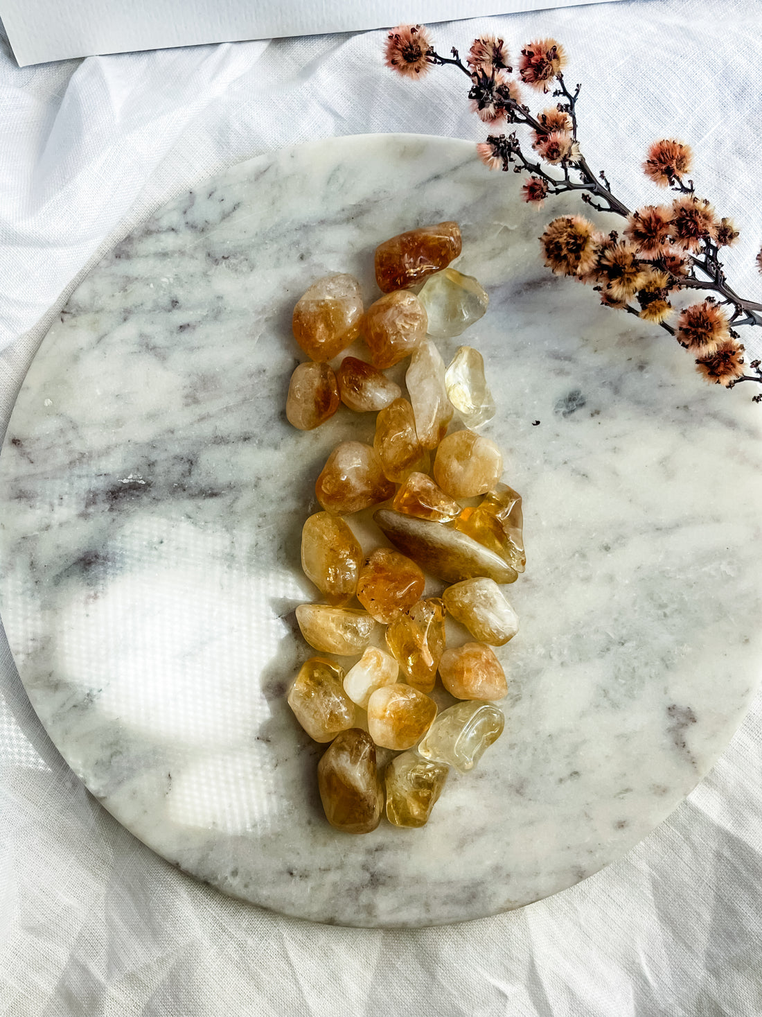 citrine tumbled