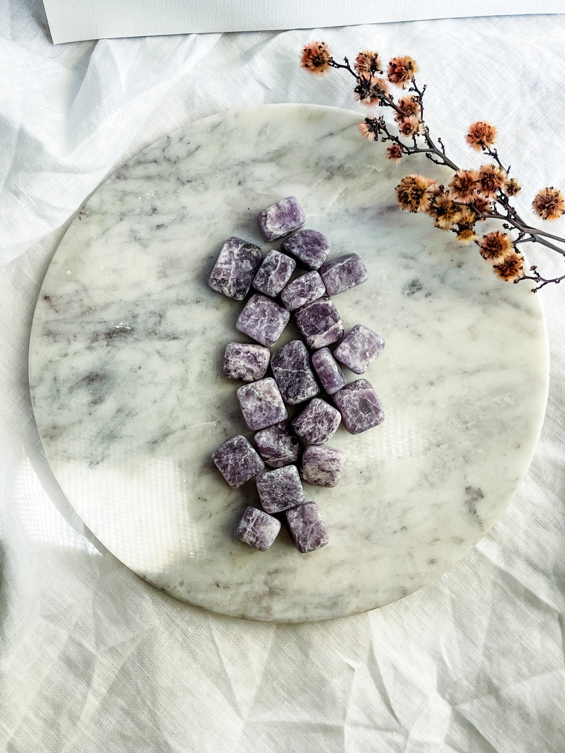 lepidolite tumble