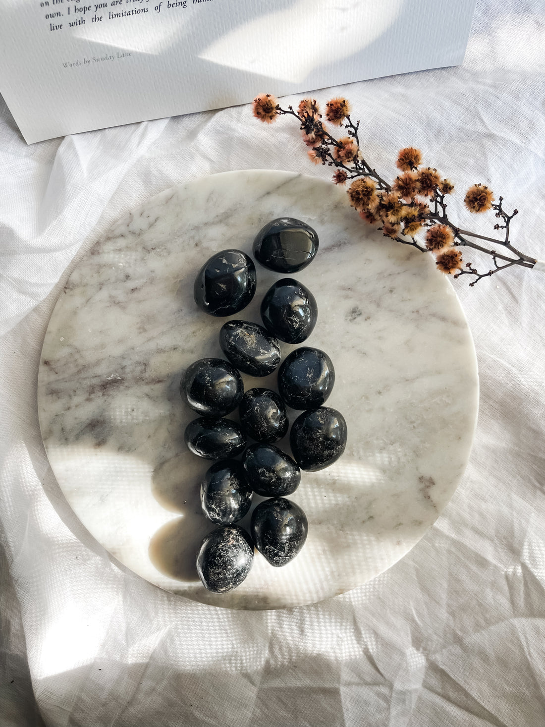 black tourmaline tumble