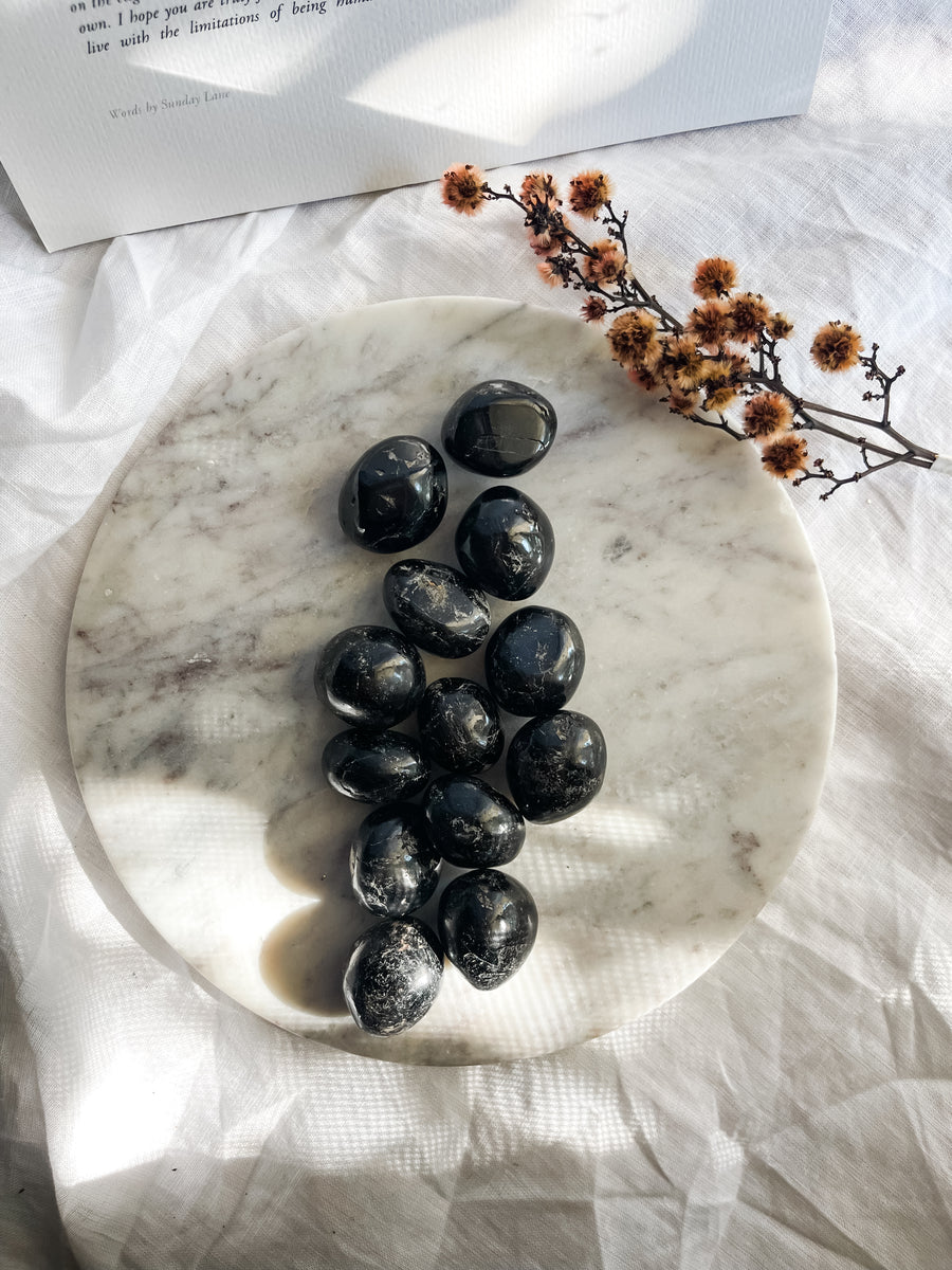 black tourmaline tumble