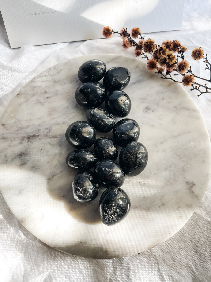 black tourmaline tumble
