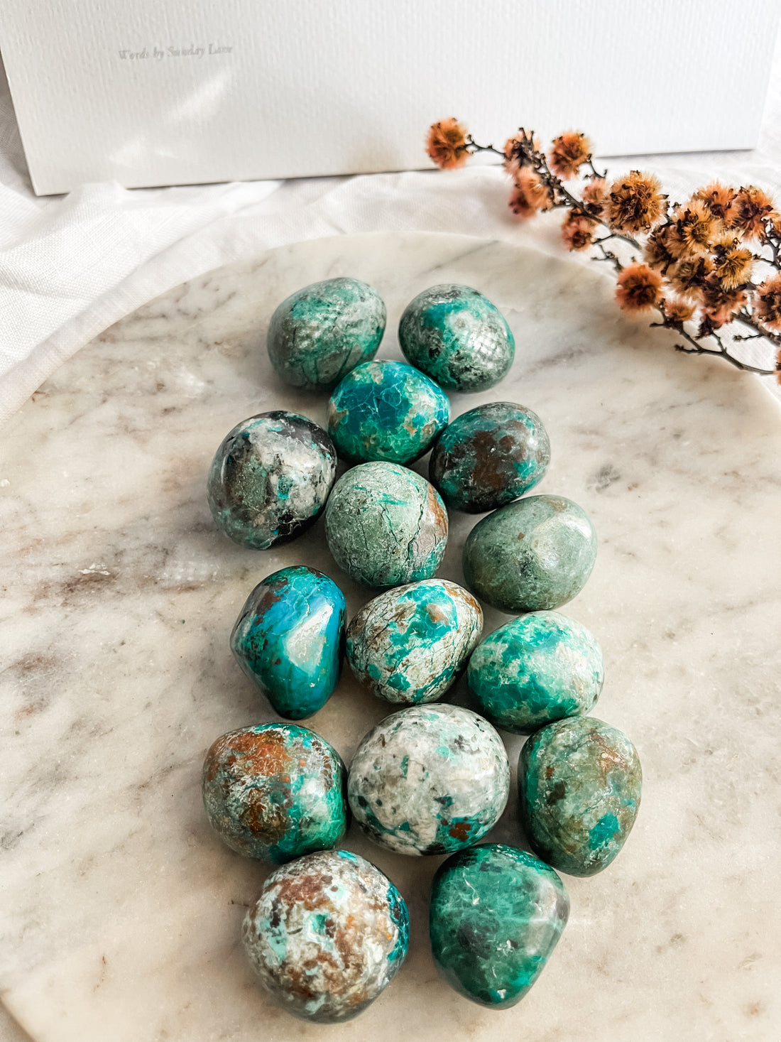chrysocolla tumble