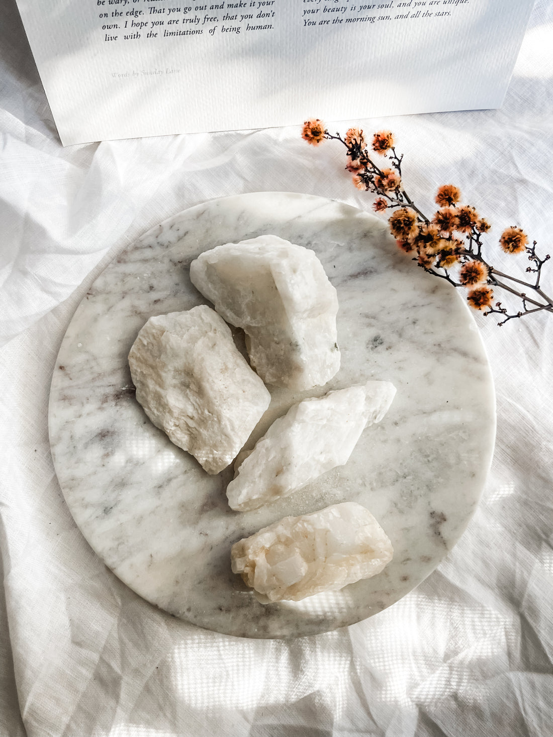 moonstone rough - large