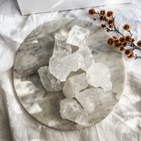 clear quartz rough