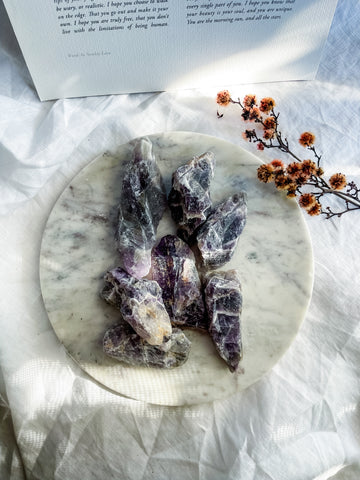 amethyst chevron rough