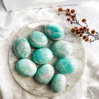 amazonite palm stone
