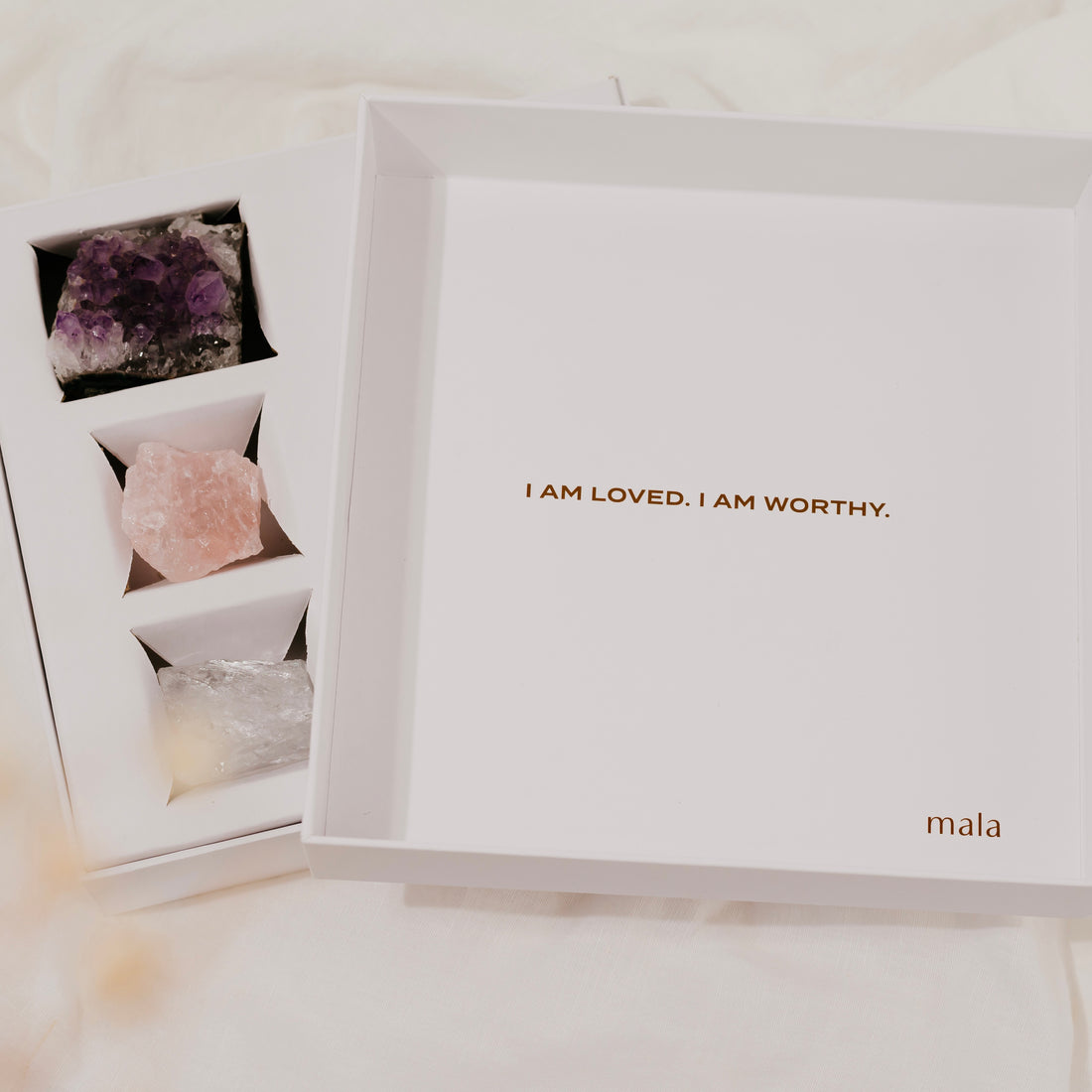 love crystal gift set
