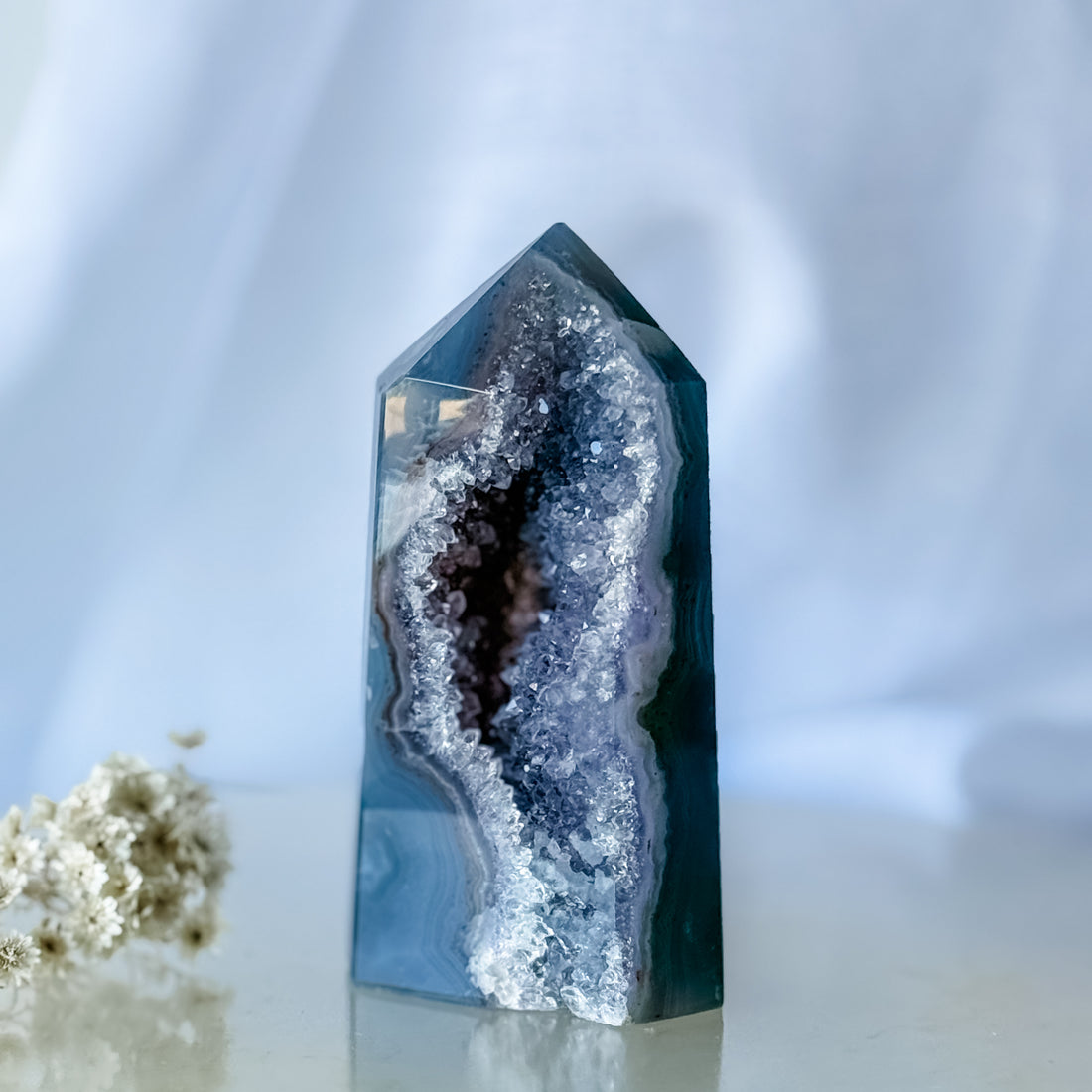 agate druzy point 01