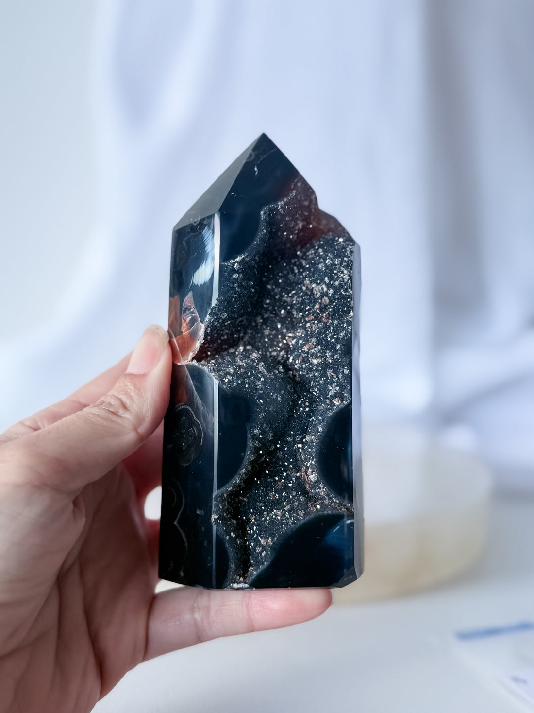 agate druzy point 03