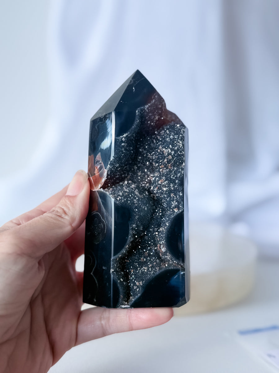 agate druzy point 03