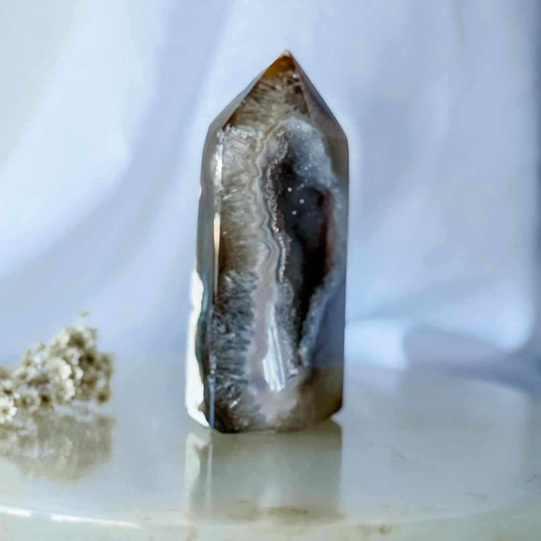 agate druzy point 04