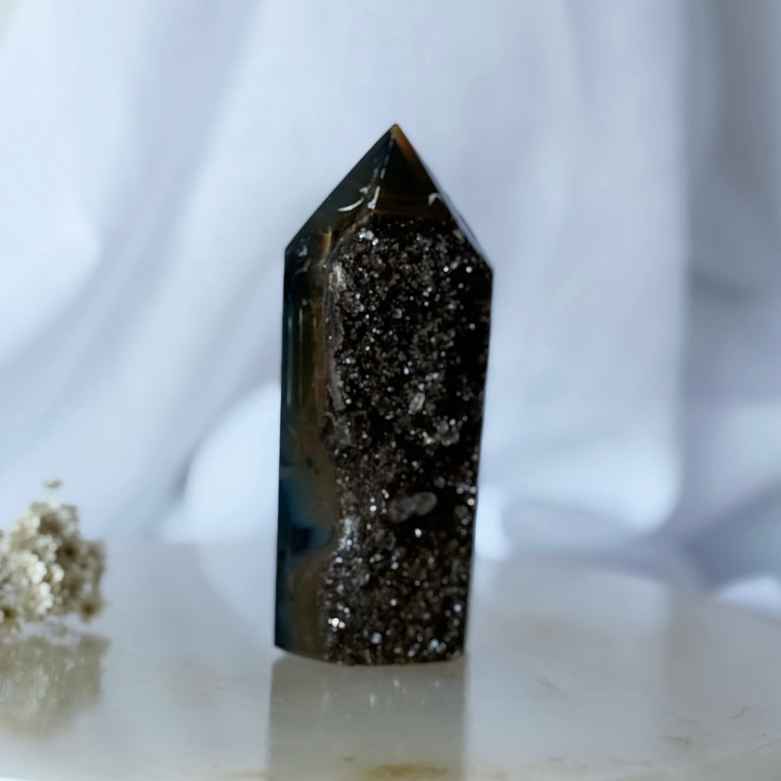 agate druzy point 05