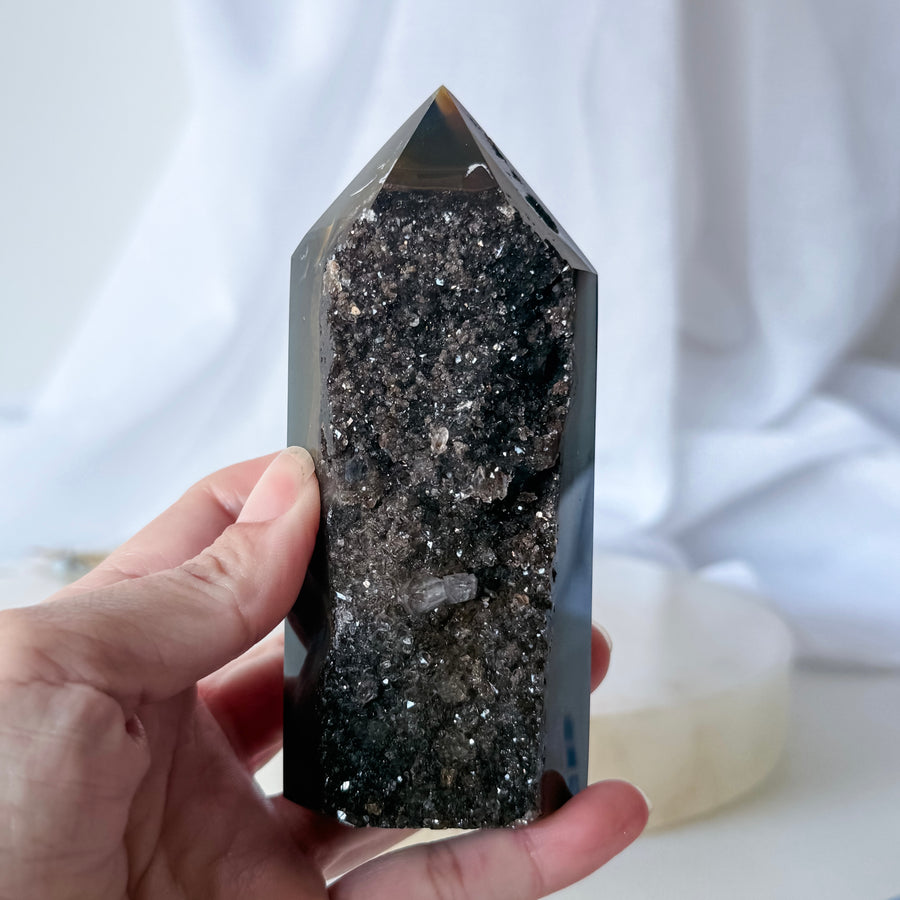 agate druzy point 05