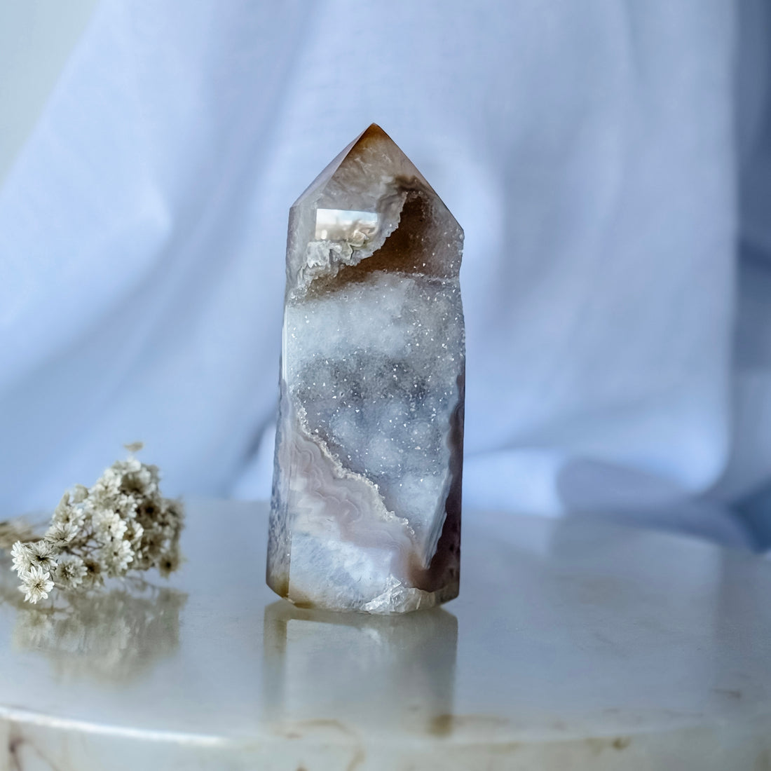agate druzy point 06