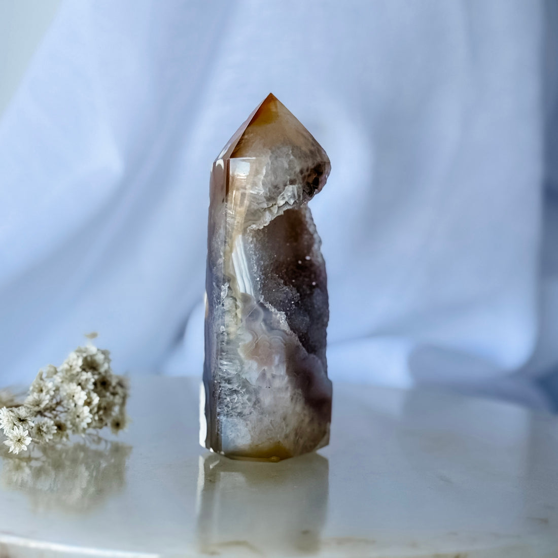 agate druzy point 06