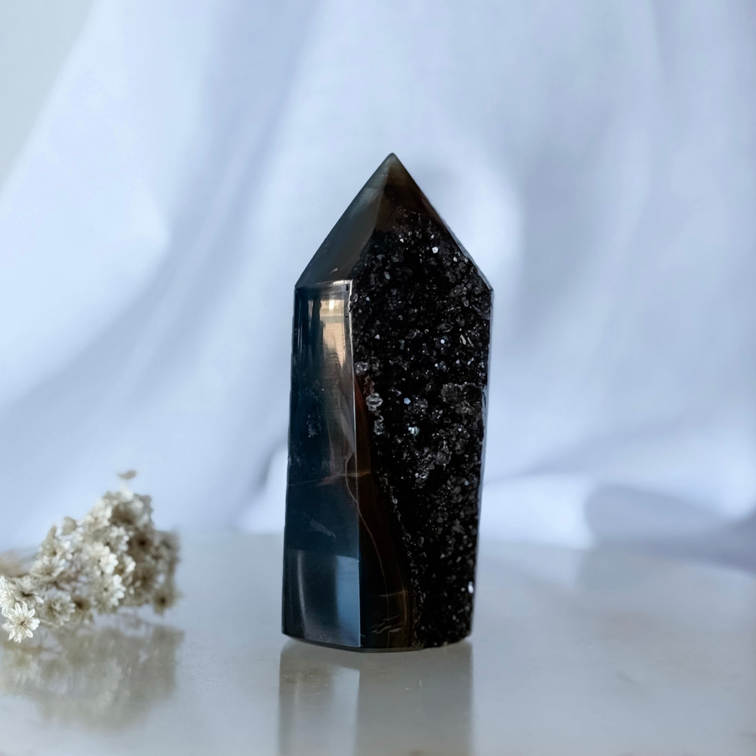 agate druzy point 07