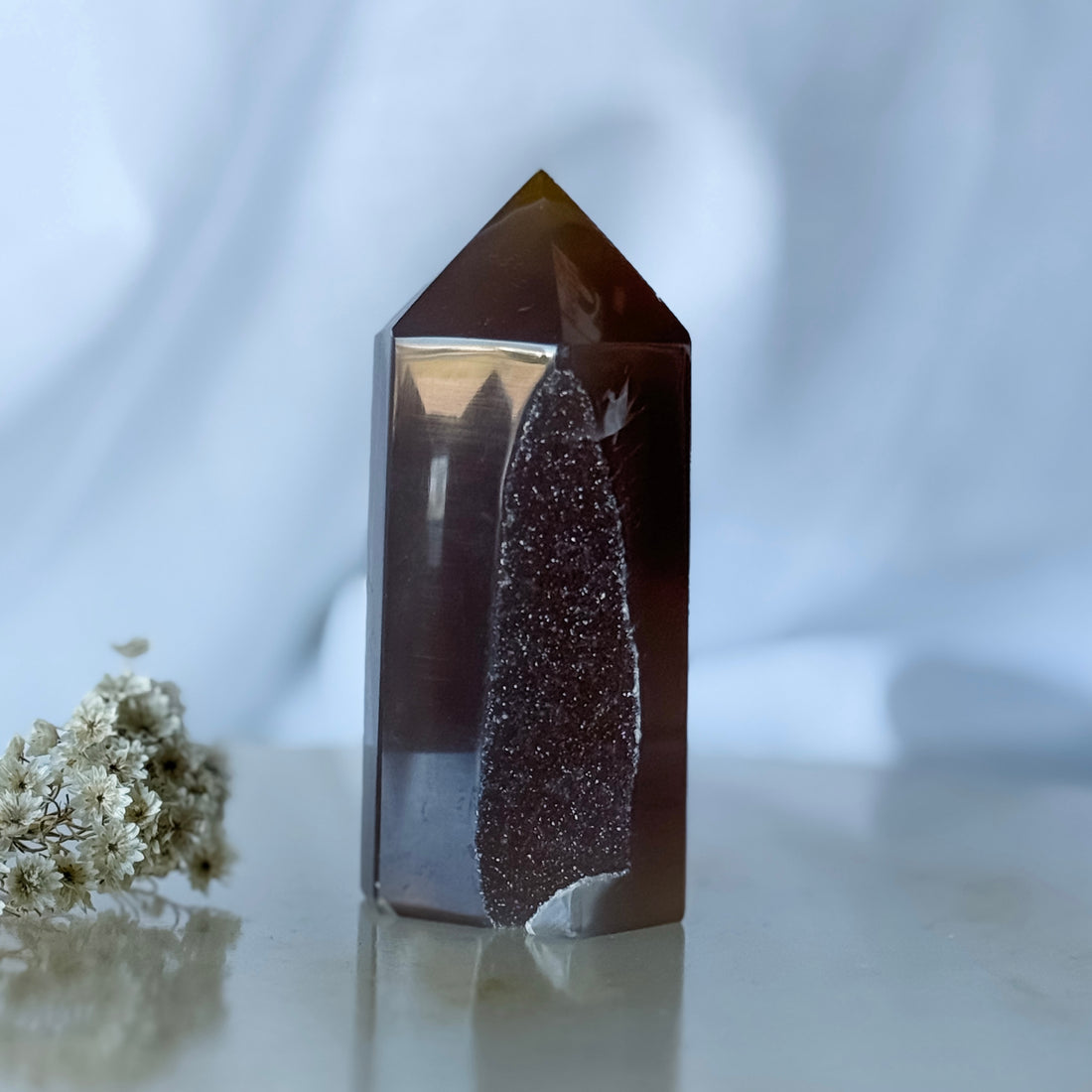 agate druzy point 08