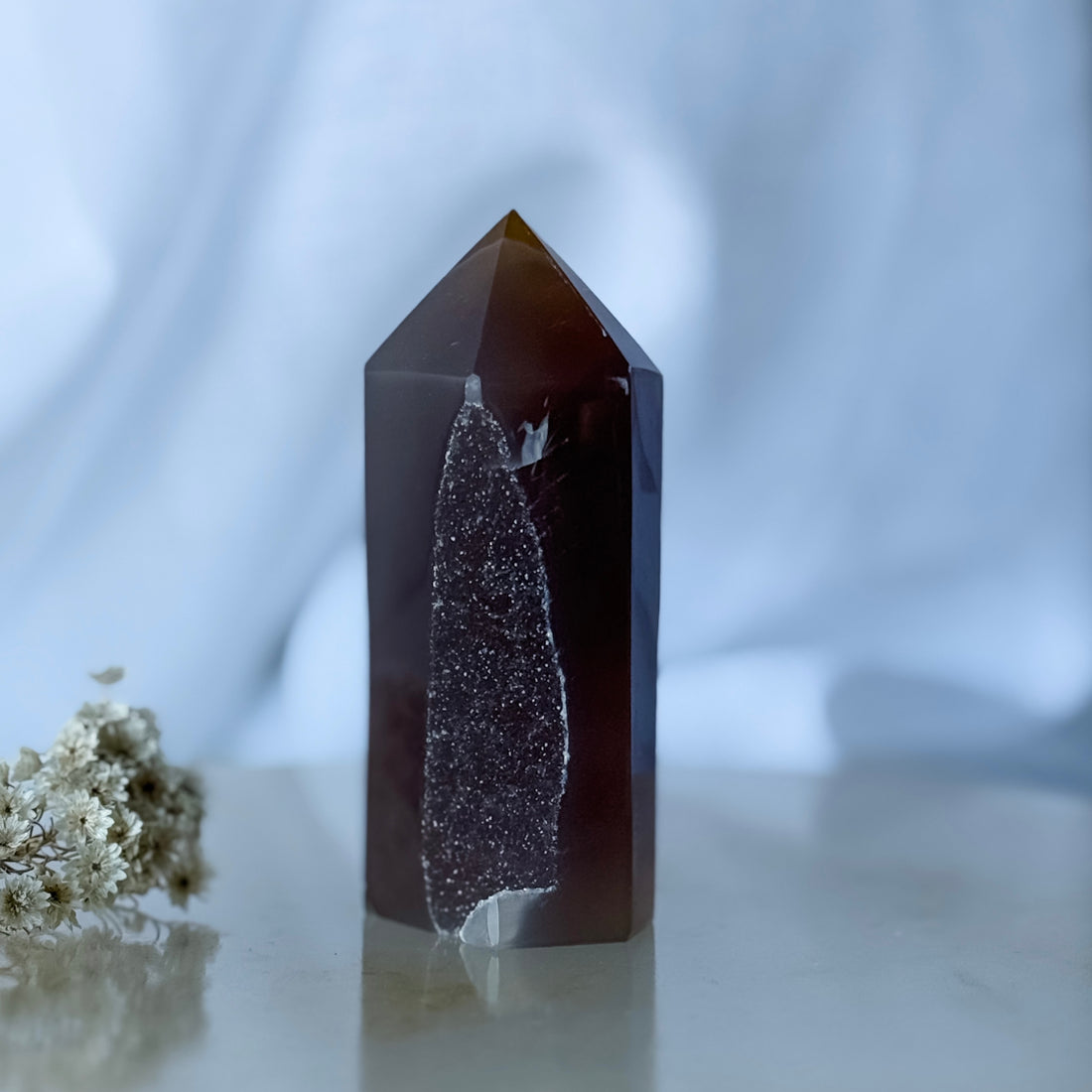 agate druzy point 08