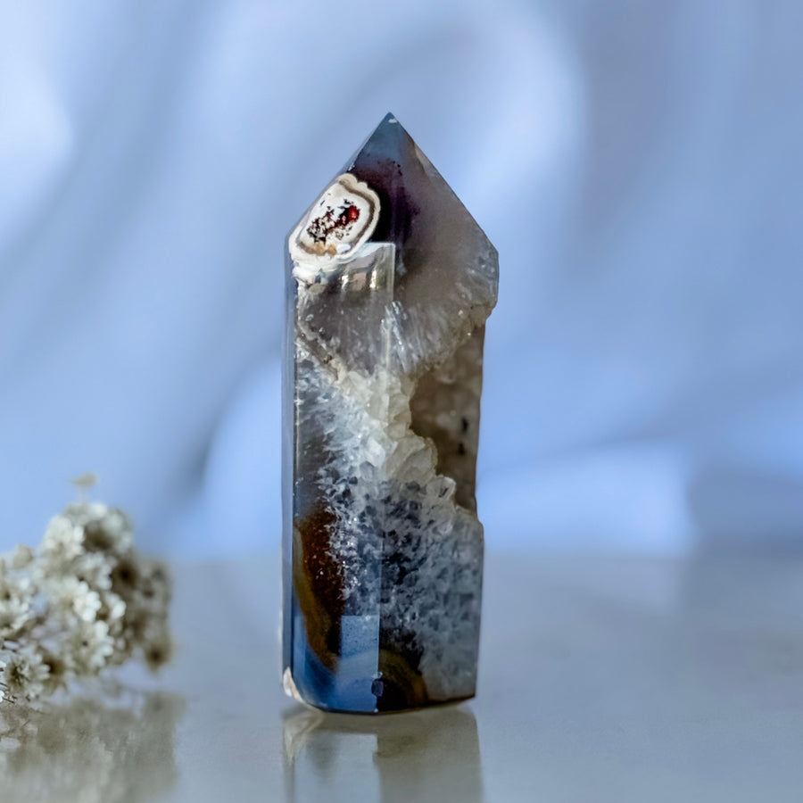 agate druzy point 10