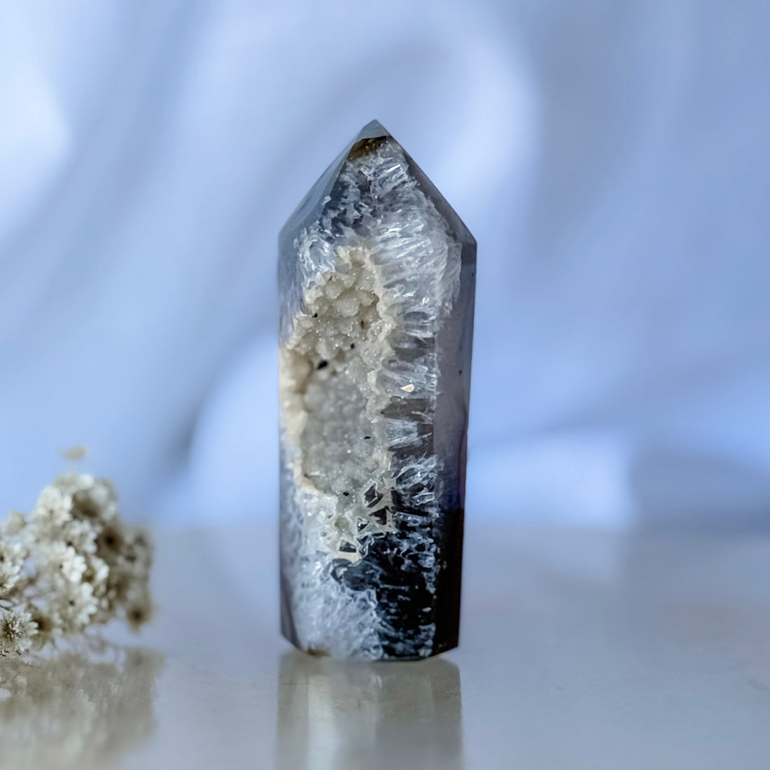 agate druzy point 10
