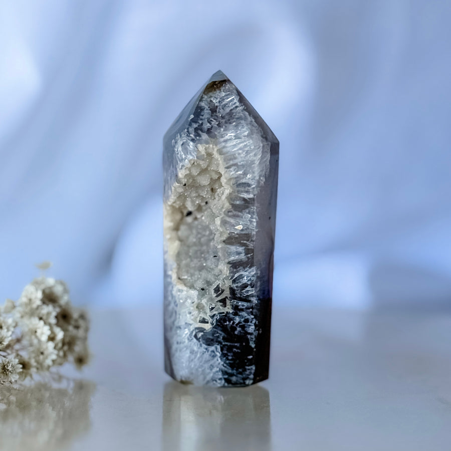 agate druzy point 10