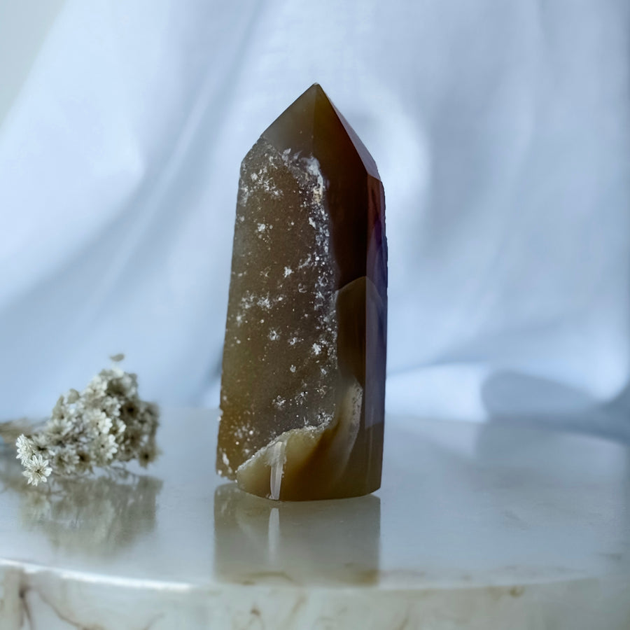 agate druzy point 11