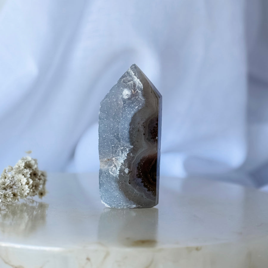 agate druzy point 12