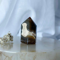 agate druzy point 17