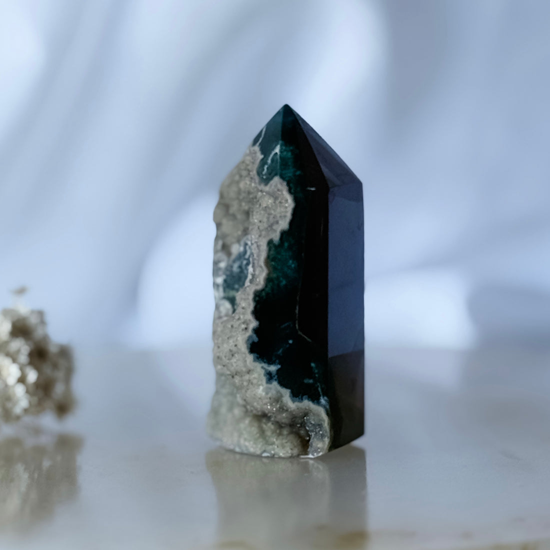 agate druzy point 18