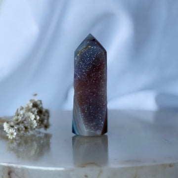 agate druzy point 19