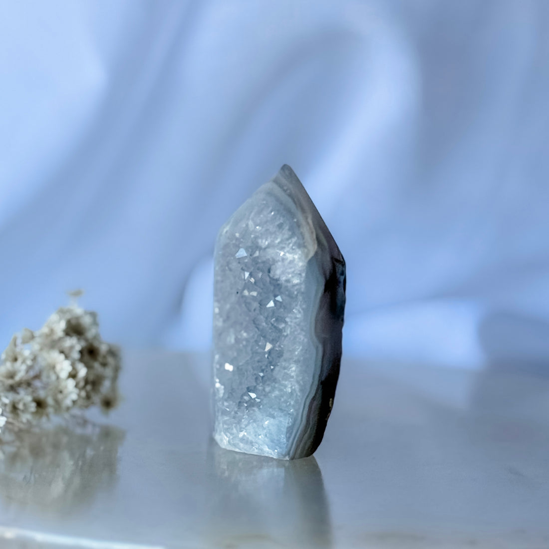 agate druzy point 20