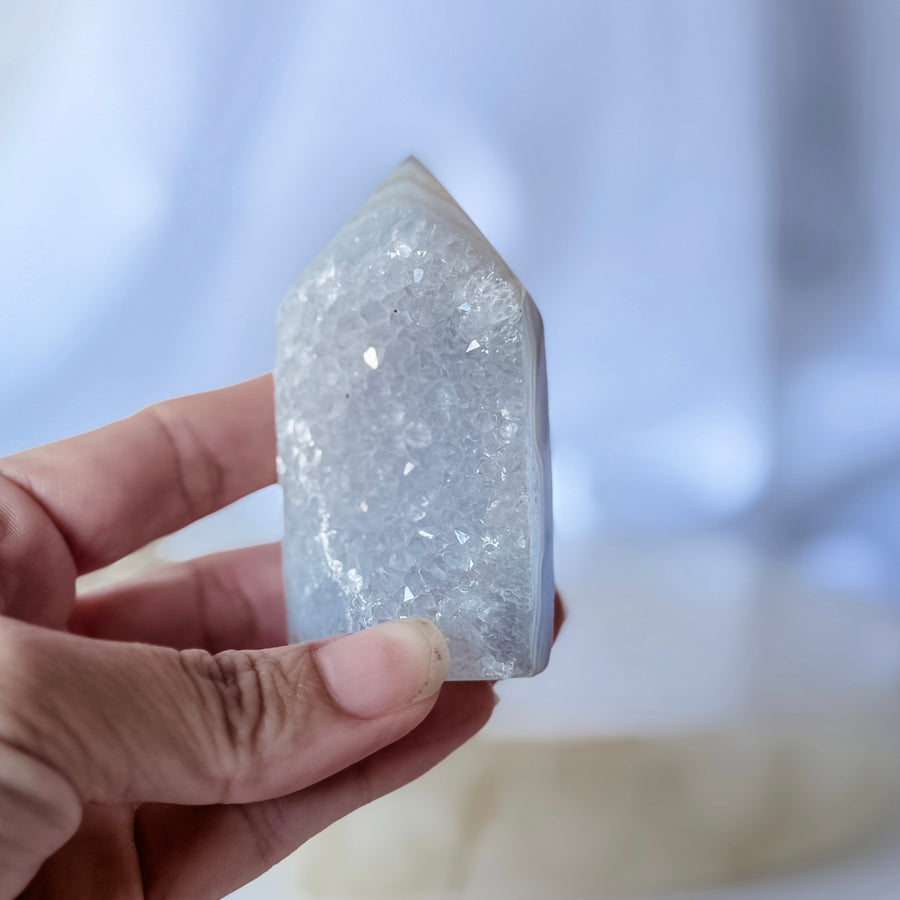 agate druzy point 20