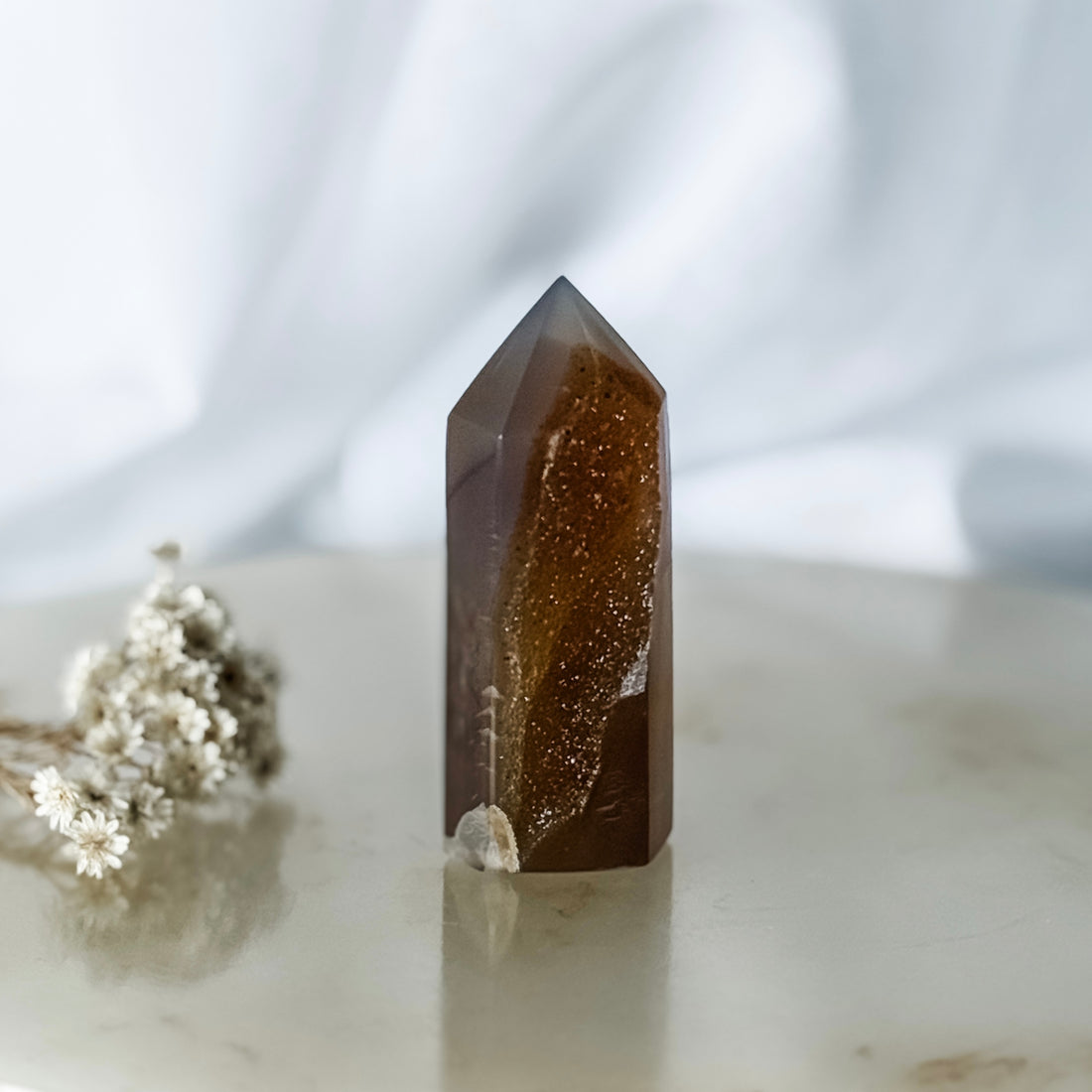 agate druzy point 22